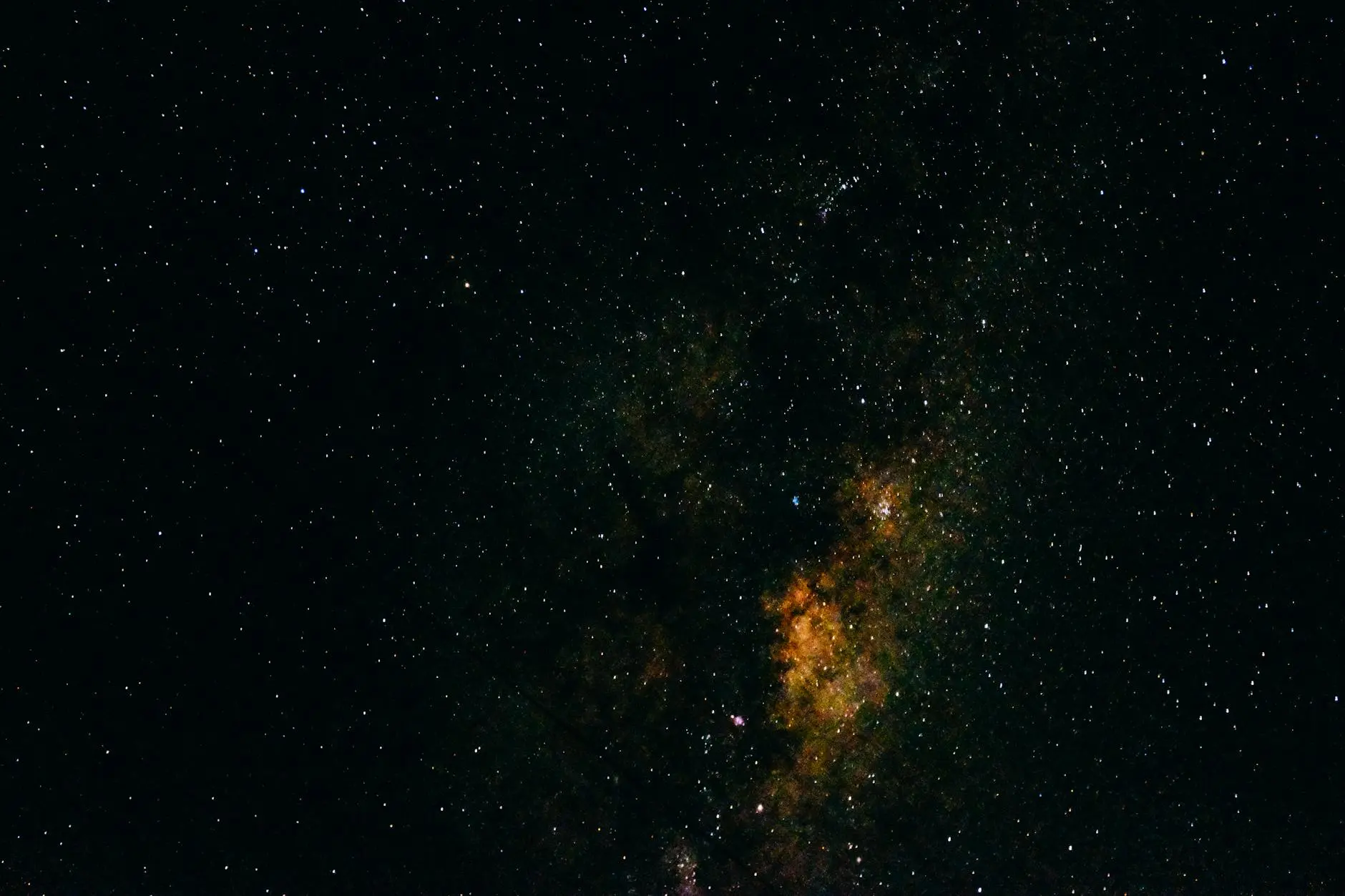 photo of stars and galaxy